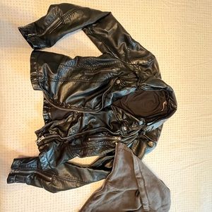 Free People Leather Jacket